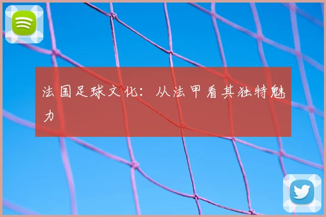 法国足球文化:从法甲看其独特魅力